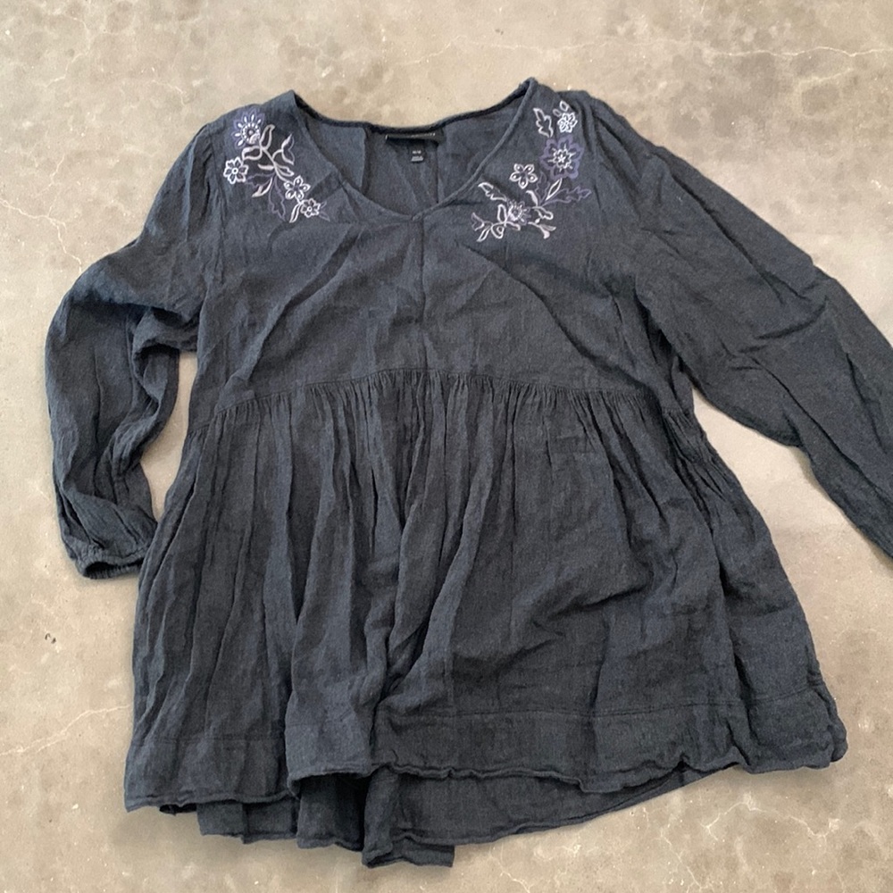 Baby doll 3/4 sleeve top